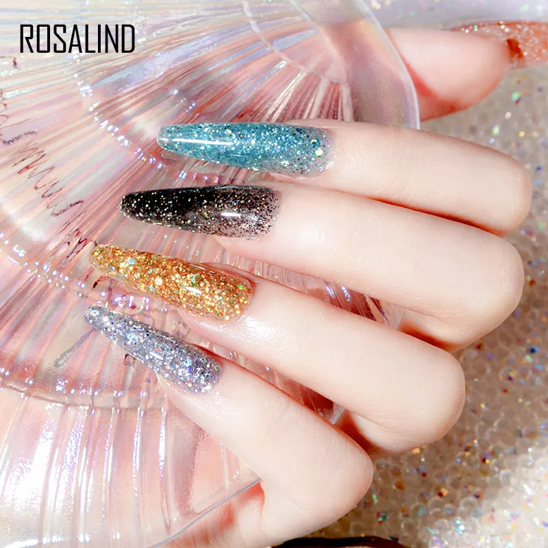 Rosalind-ポリゲルのエクステンションセット,ネイルアート用のマニキュアチップのセット