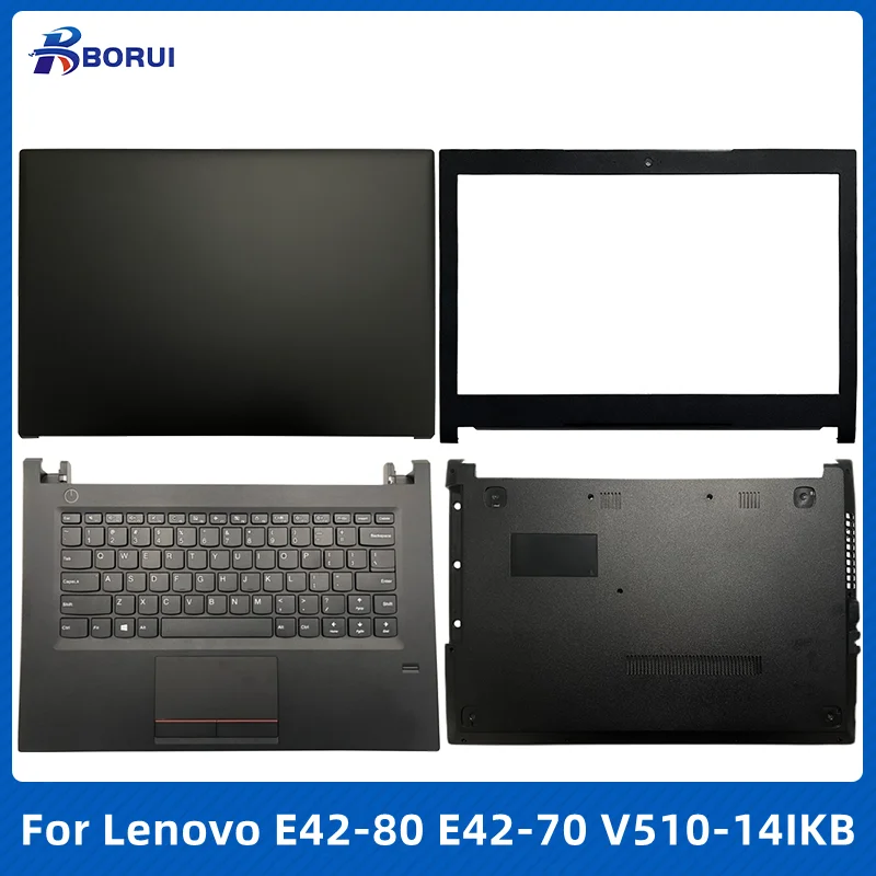 

For Lenovo E42-80 E42-70 V510-14IKB Laptop LCD Back Cover/Front Bezel/Bottom Case/Palm Rest/Keyboard Bezel With Fingerprint Hole