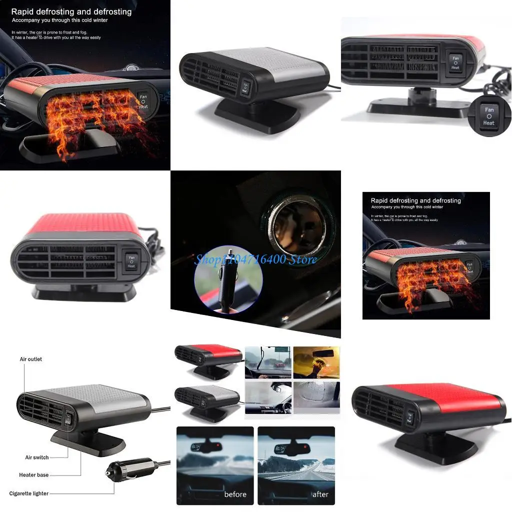 

y1gd Auto Heater Rapid Heating Dryer Defroster Hot Warmer Air Blower Window Demister