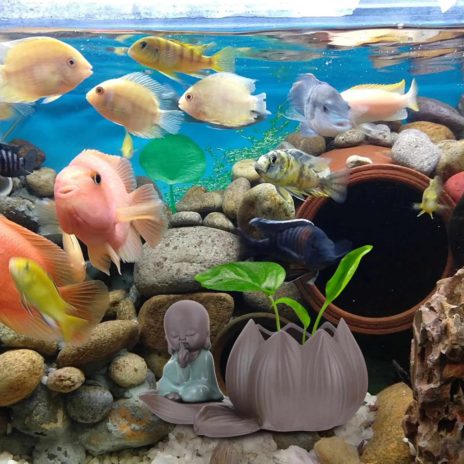 

Керамический цветочный горшок для гидропоники с матовым покрытием, настольный декор для комнатных растений, Scindapsus Aureus, Zen Garden