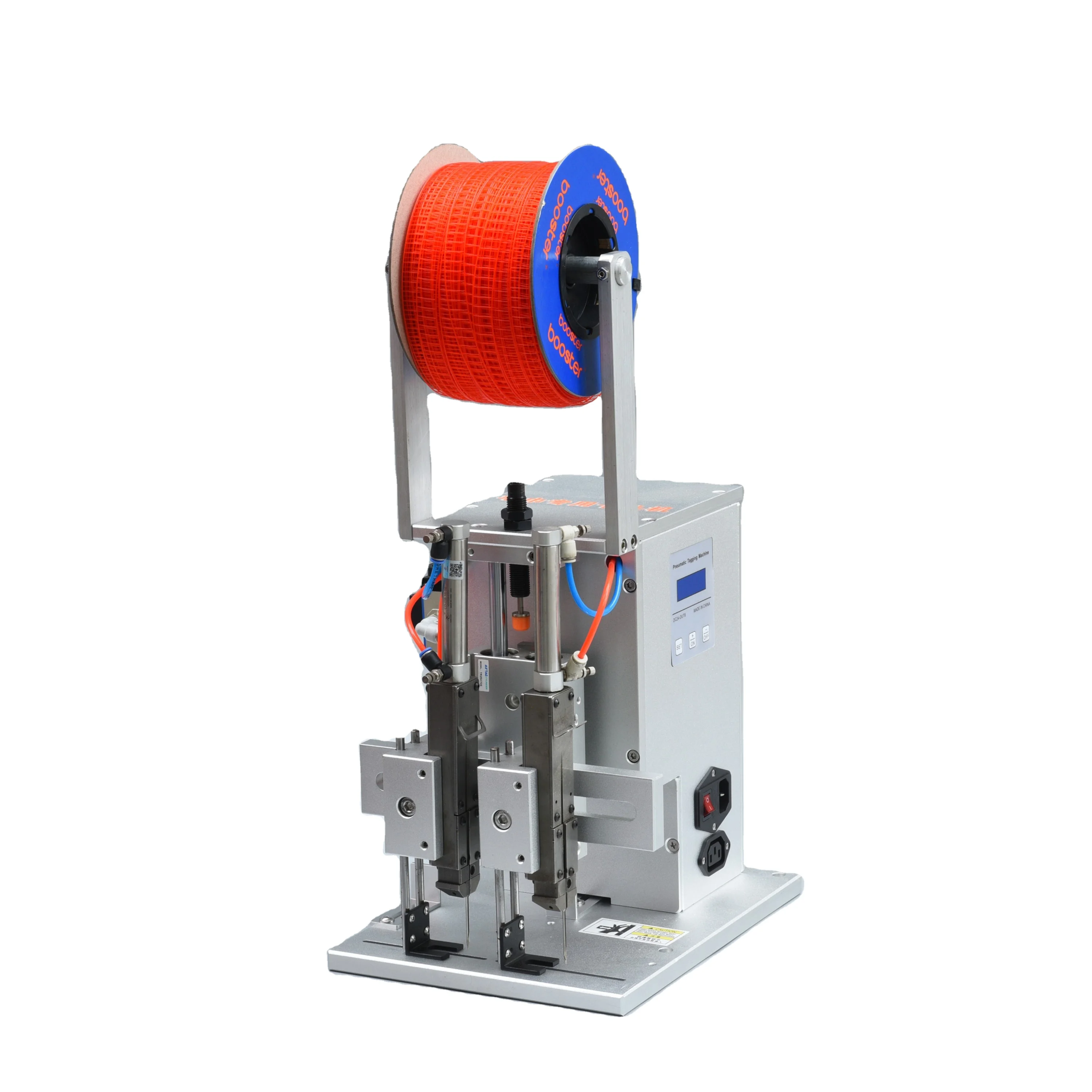 Tag Pin Machine for Garment & Shoes Hybrid Metal Tool with Weaving & Stapling Booster