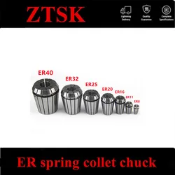 ER11 ER16 ER20 ER25 ER32 Standard Accuracy Elastic ER Clamp Chuck For Holder Hardened Engraving Machine CNC Accessory Collet