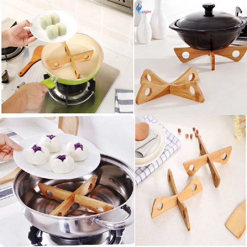 Kitchen Bamboo Tableware Dining Placemats Insulation Table Heat Mat Coasters Wok Stand Potholder  CF-51