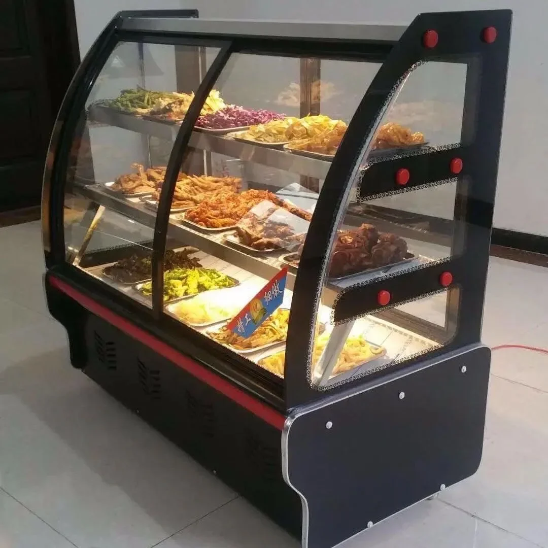 Cold dish display cabinet, refrigerated and fresh-keeping cabinet, commercial ordering cabinet, barbecue and cooked food