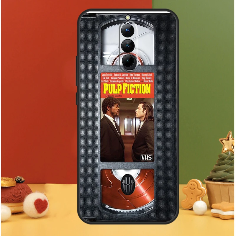 VHS شريط كاسيت حافظة للمنزل وحده ، غطاء خلفي لـ ZTE Nubia ، سحر أحمر ، 8 ، 8S ، 9 Pro Plus ، 5G ، 5S ، 6R ، 6S ، 7S ، 6 ، 7 برو