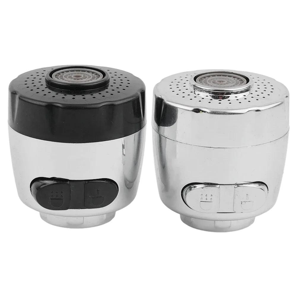 주방 수도꼭지, 흐르는 물 스프레이 기능, 스테인리스 스틸 버블러, 360 ° 회전, 물 튀김 방지