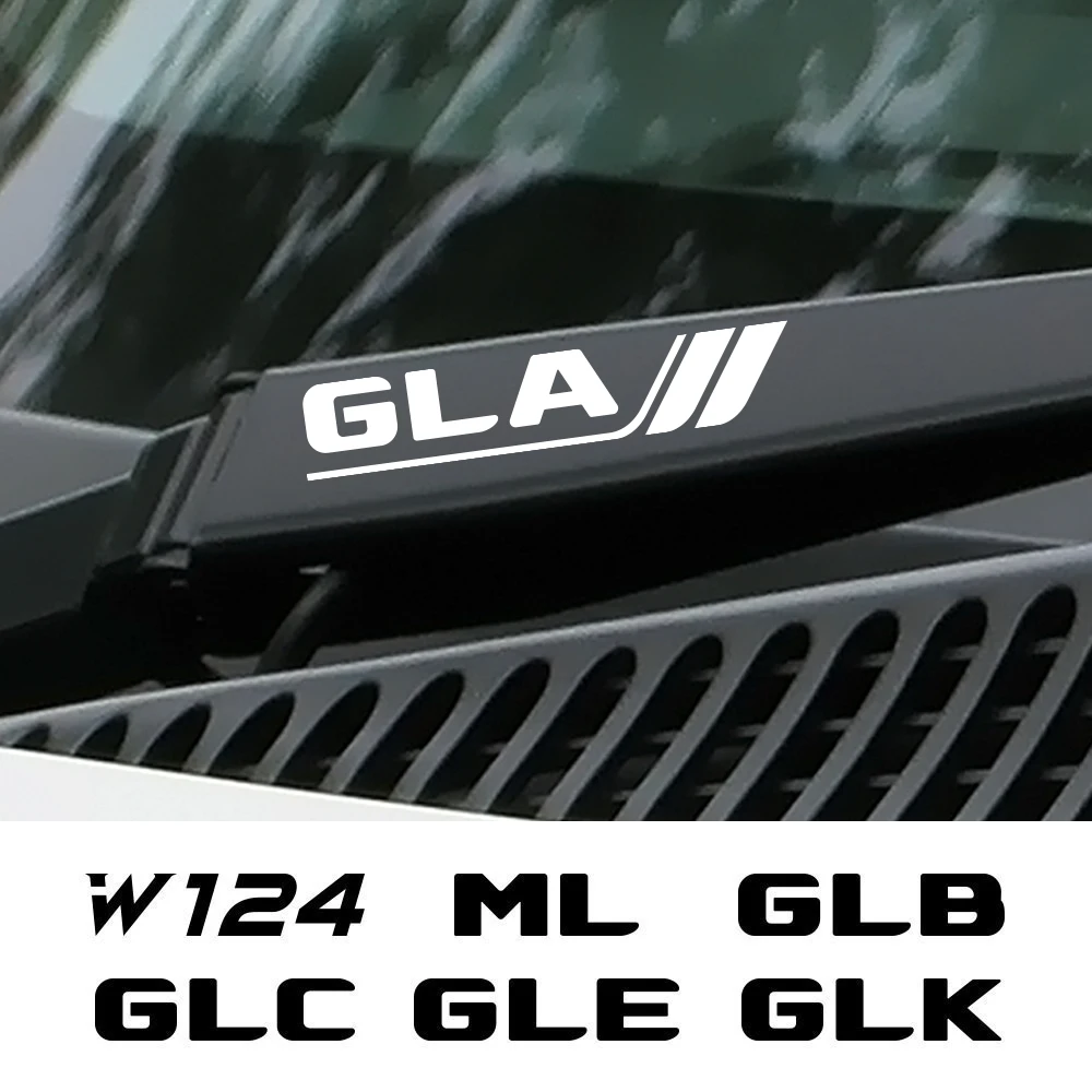 Car Window Wiper Stickers Accessories For Mercedes Benz W124 W204 W203 GLA GLB GLC GLE GLK GLS ML GLA43 GLC43 GLE63 GLS63 G500