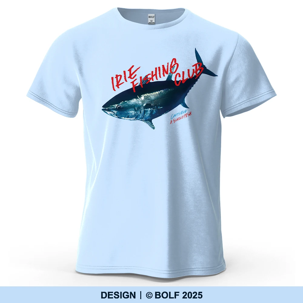 Blauer Thunfisch, Meeresfrüchtekultur, bedrucktes Herren-T-Shirt, 100 % Baumwolle, übergroßes Angelthema, grafische T-Shirts für Damen, Tops, T-Shirts, Streetwear