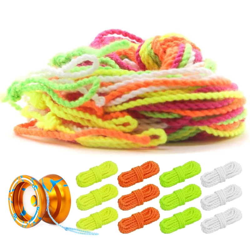 10 ~ 50 Stück Yoyo Saiten Ersatz Wettbewerb Souvenirs Polyester Baumwolle Spiel Professionelles Zubehör für Anfänger Geschenke TMZ – Detail 5