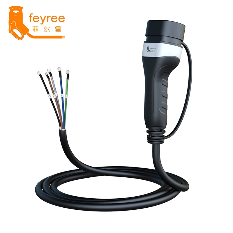 32A 8KW EV Charger Female Plug Type2 Cable 16A 1Phase Car Charging Station 3Phase 11KW 22KW IEC62196-2 Cord for Electric Vehicle