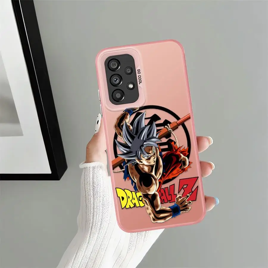 حافظة لهاتف سامسونج جالاكسي A32 A16 A34 A22 A15 A24 A13 A25 A12 A14 A23 لعبة دراغون بول فيجيتا مقابل سون جوكو