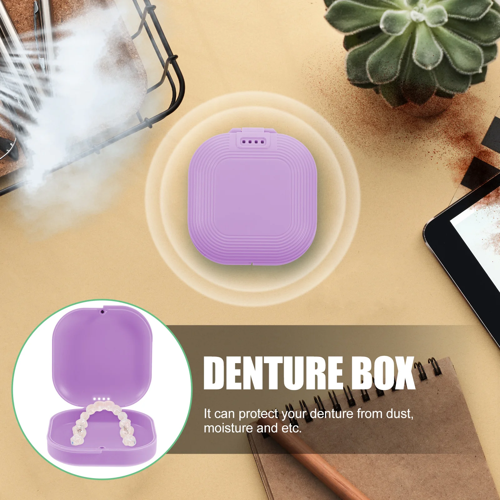 

Чехол для ортодонтических протезов. Высококачественный многоразовый портативный контейнер для брекетов. Компактный дизайн для удобной переноски по прогулок и ежедневного использования.