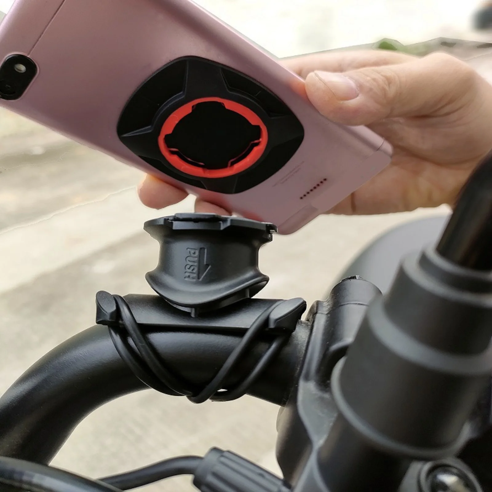 Bicycle Mobile Phone Holder Adjustable Security Lock Stand Motorcycle MTB Bike Handlebar Support Mount Bracket For iPhone Xiaomi