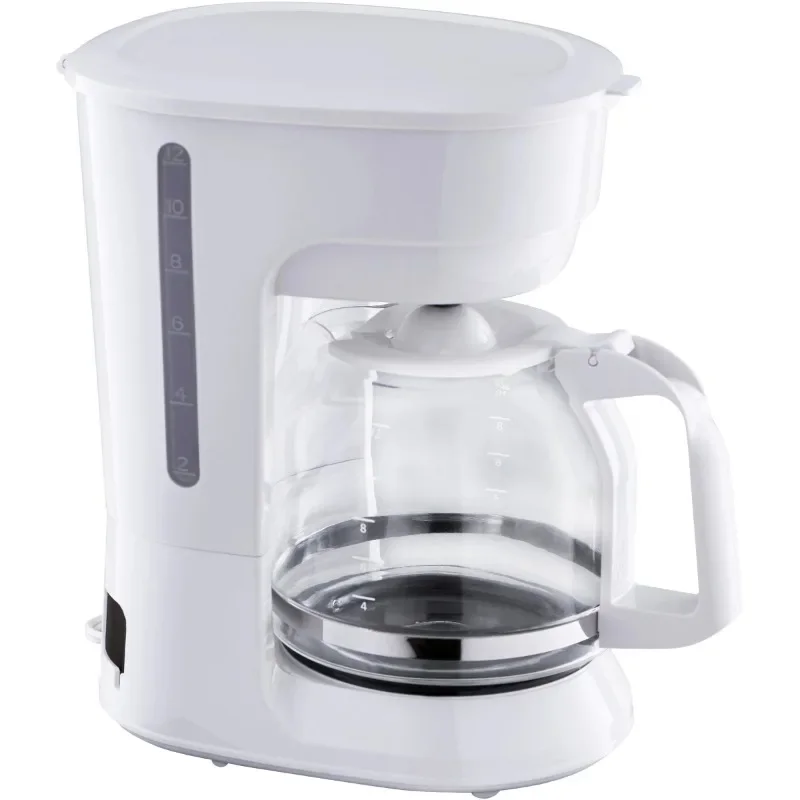 

Hot Sale.Upgraded version.White 12-Cup Drip Coffee Maker, New.Free shipping