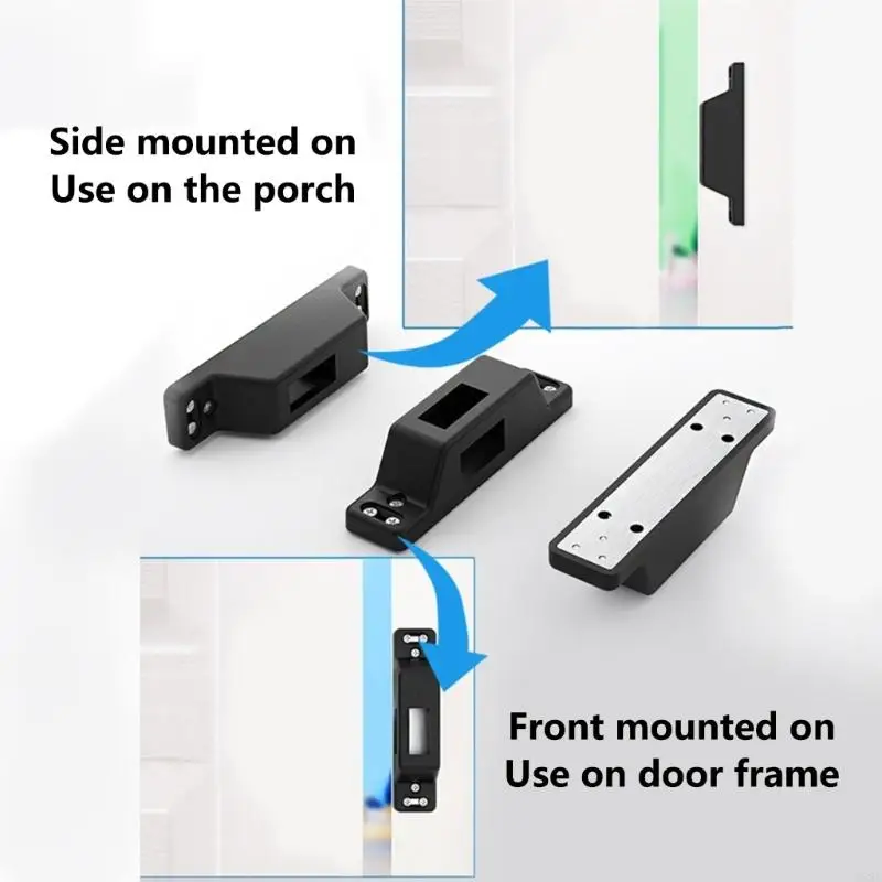 W89C Tích hợp cửa điện tử khóa cửa điều khiển từ xa cửa không dây với 2 khóa cổng từ xa Rustproof dễ dàng cài đặt