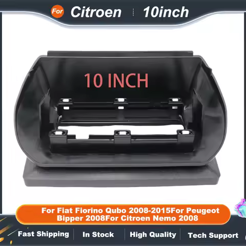 10 Inch Car Frame Fascia Adapter For Citroen Nemo Peugeot Bipper Fiat Fiorino Qubo Android Radio Dash Fitting Panel Kit