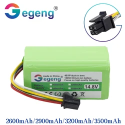 Gegeng 14.4V/14.8V Li-Ion cylindryczny ładowalny akumulator dla Midea i5 / i5 Extra / i5 Young / i9 EYE odkurzacz Robot