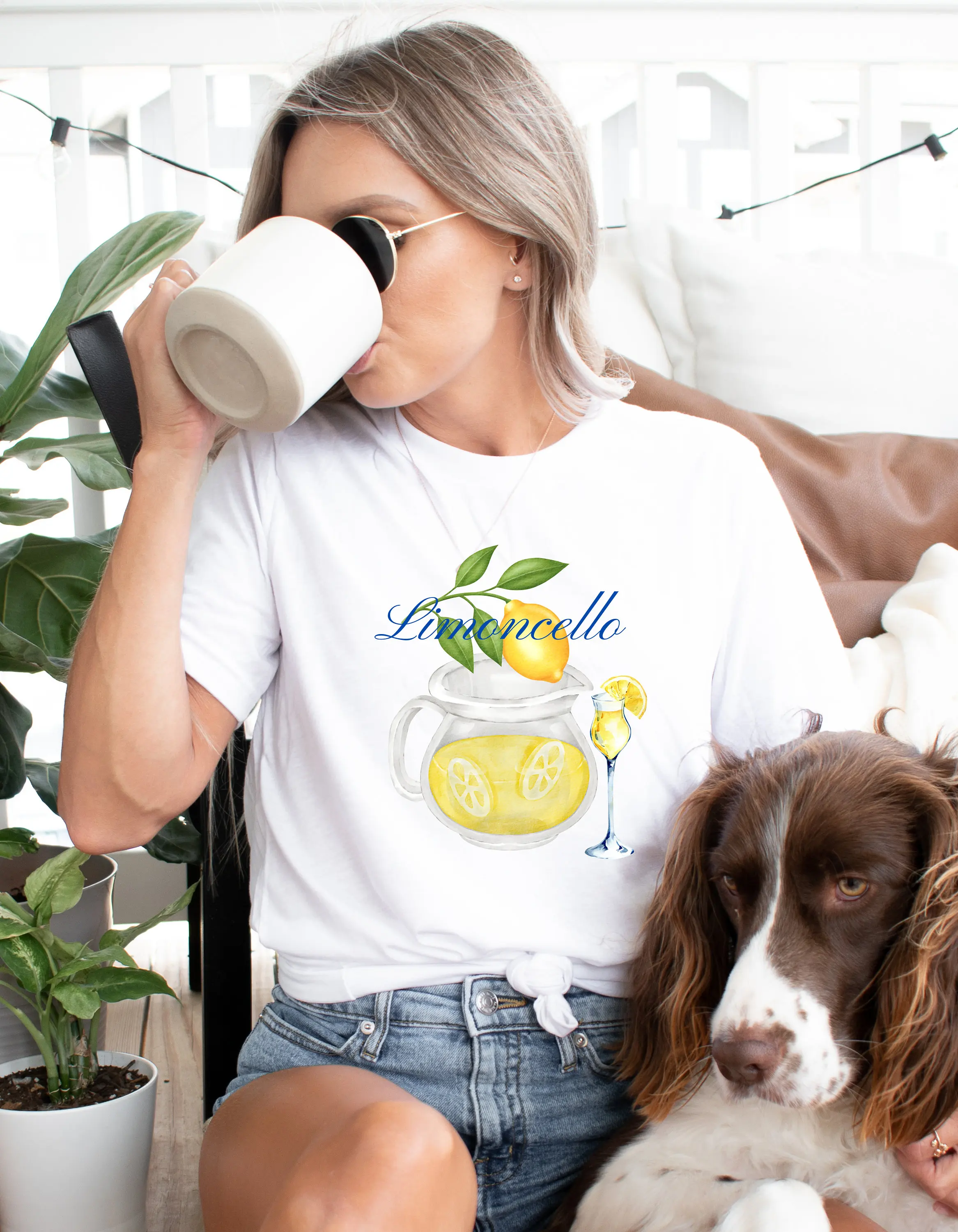 Limoncello T Shirt Cocktail Party s Girls Night Personalizable Lemon