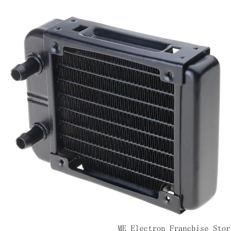 

T5EA Aluminum Radiator CPU Water Cooling Heat Exchanger with 1/4 inch Thread 8 Tubes