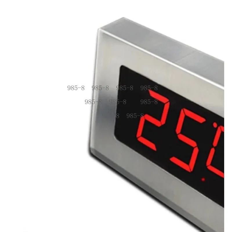 Steel Probe Temperature Detector With 3m Long Cable, Waterproof Digital Large Screen  -9~99℃ For Poultry And Aqu