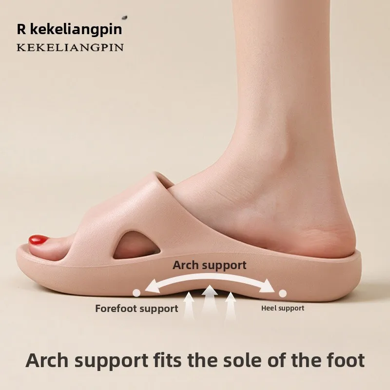 2026 NEW Lightweight Open-Toe Slippers Non-Slip Quick Dry EVA Slides for Indoor Outdoor Use Ideal for Bathroom Beach Summer