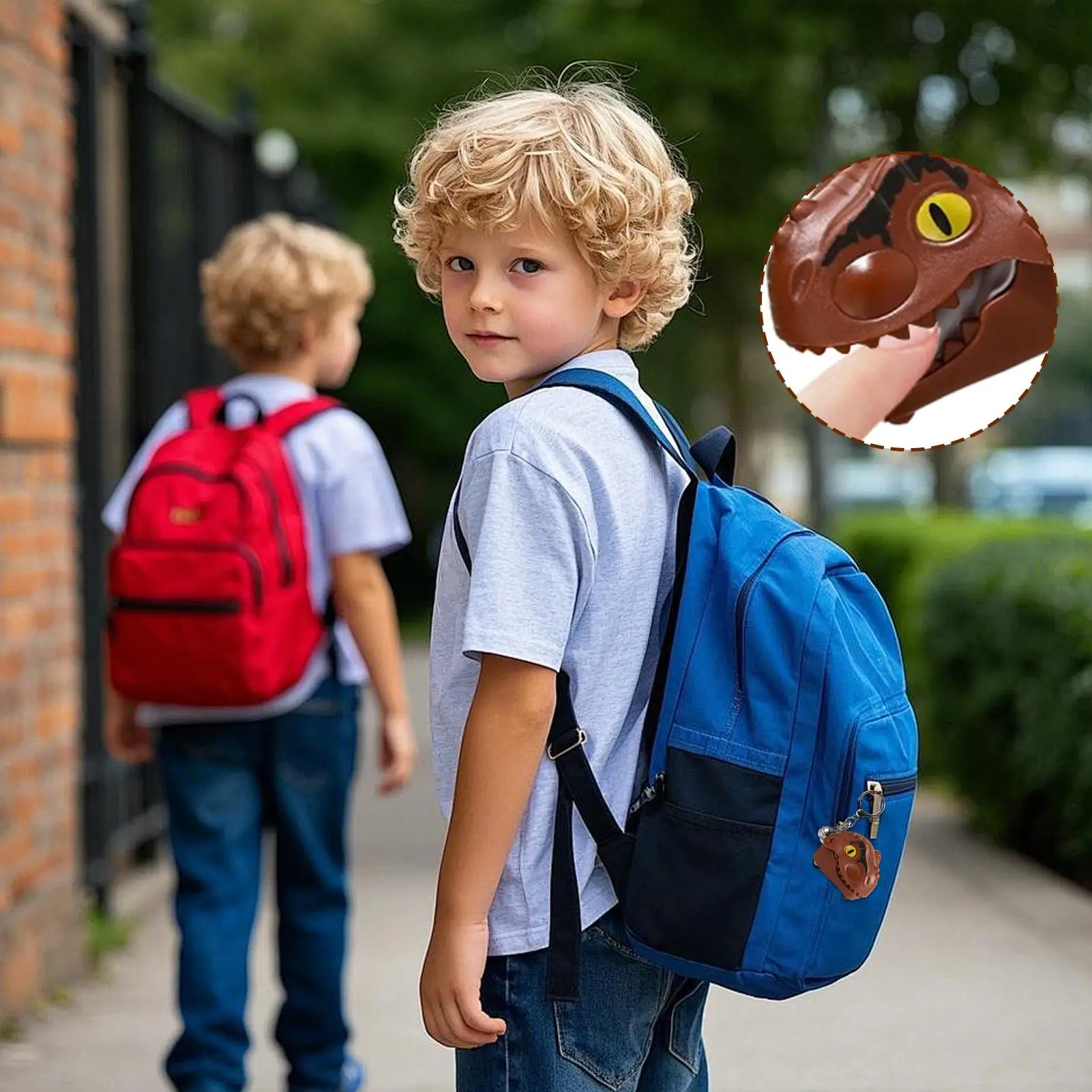 Giocattolo per dentista coccodrillo Portachiavi divertente interattivo Dinosauro che mordono il dito Portachiavi Giocattolo per bambini Adolescenti Festa in famiglia