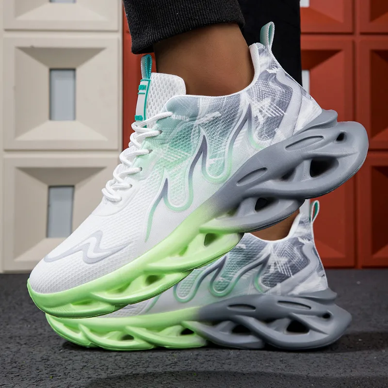 

Кроссовки унисекс для мужчин и женщин, легкие сетчатые дышащие удобные мягкие теннисные туфли на плоской подошве, летние мужские кроссовки на шнуровке, новинка