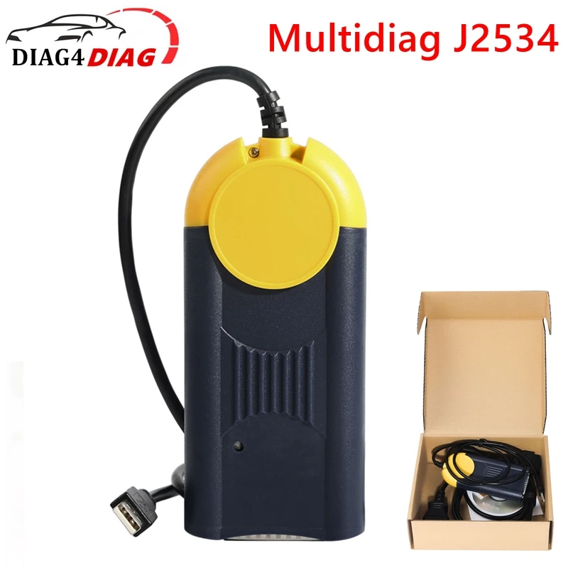 Newest Version V2018.3 Multi-Diag Access J2534 Pass-Thru OBD2 Device multidiag Multi-Diag J2534