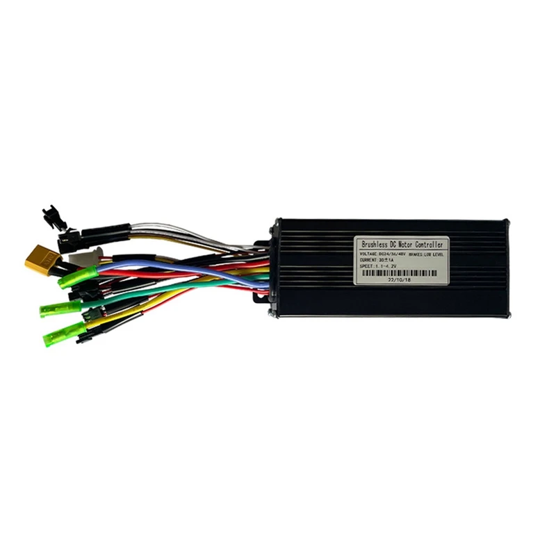 E-Bike Controller 24V36V48V-30A Sinewave Squarewave Controller For 36V750W 1000W 48V750W 1000W Brushless Motors