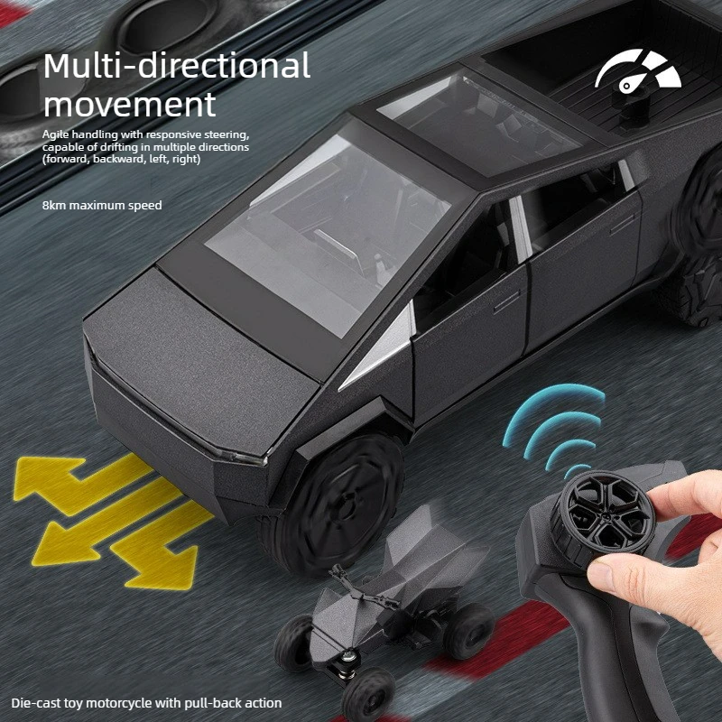 Cool Stuff Toy Car Funny Gift-1:24 High Speed Rc Cars,Remote Control Car,Alloy Off-road Rc Drift Car,Monster Truck,Toys for Kids