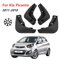 4pcs/set Mudguards Mud Flaps for Kia Picanto 2011 2012 2013 2014 2015 2016 2017 2018 Car Mudflaps Splash Guards