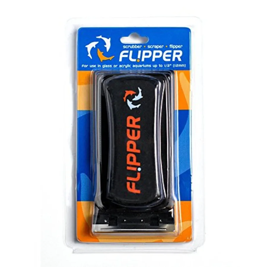 

Flipper Aquarium Algae Magnet Cleaner for Glass or Acrylic Tanks 1/4-1/2-Inch …