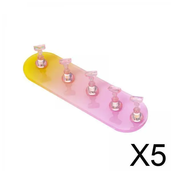 

Nail Stand Magnetic Nail Practice Holder for Displaying Fake Nails Nail Art Accessories DIY Manicure Set