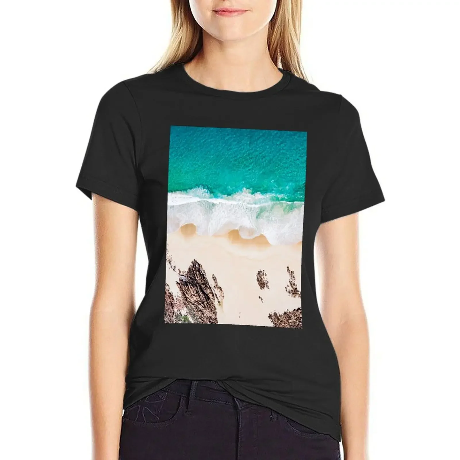 

Injidup T-Shirt oversized animal print Female clothing blanks t shirts for Women