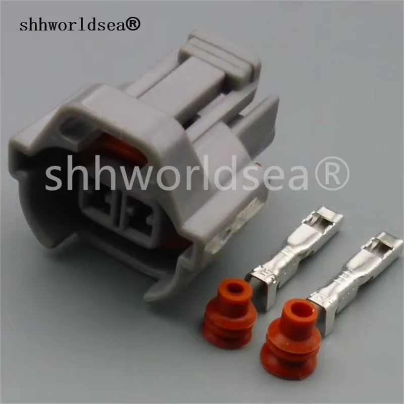 

Shhworldsea 2-контактный 2P 2,0 мм 6189-0039 автоматический водонепроницаемый разъем разъема автомобильной топливной форсунки для Toyota Honda Nissan и т. д.