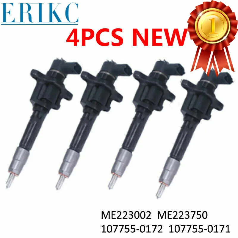 4PCS 0445120049 ME223750 ME223002 Common Rail Injector 0445 120 049 Diesel Injector For Mitsubishi Canter 4M50 4.9LTR MMC-NFZ