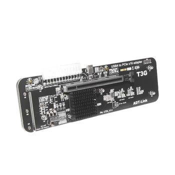 ADT-Link 외부 그래픽 카드, USB4-PCIe 4.0x16 eGPU 어댑터, NUC ITX STX 노트북 PC용 썬더볼트 3/4