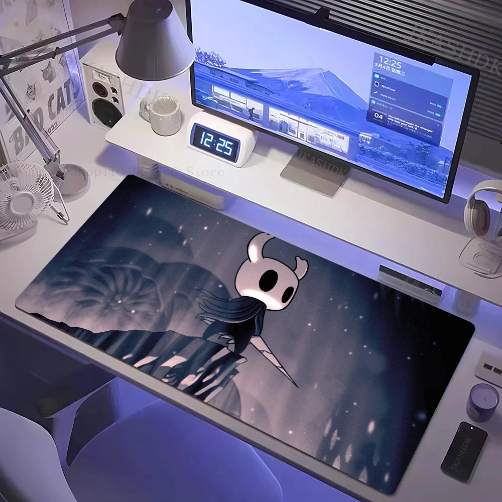 H-Hollow Knight Mousepad Non-slip Suitable For Office Computers Laptops E-sports Game Desk Mats XXL Keyboard