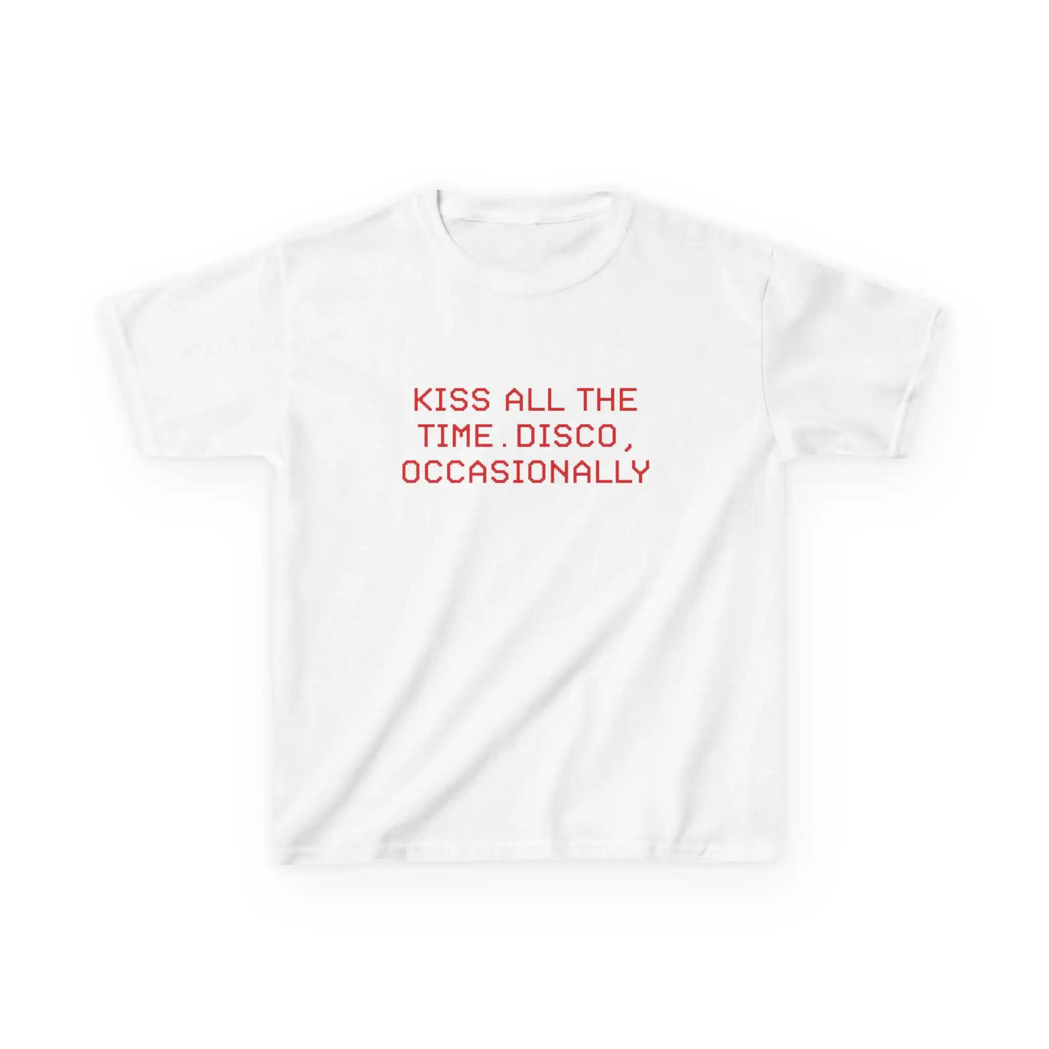 Küss immer. Disco Occasionally Baby Tee T-Shirt Top Harry Style Album Merch Neue Tour Konzert – Detail 4
