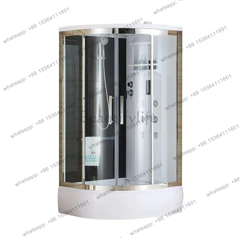 

Doccia integrata chiusa con ventilatore ad arco in acciaio inossidabile 304, bagno integrale super spesso