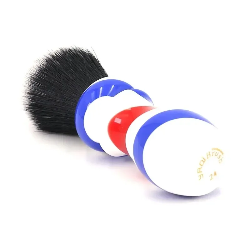 Yaqi Versatile New Barber Pole Style 24mm Tuxedo Knot mens Shaving Brush Vintage Ergonomic Design Durability Wet Shaving Brush