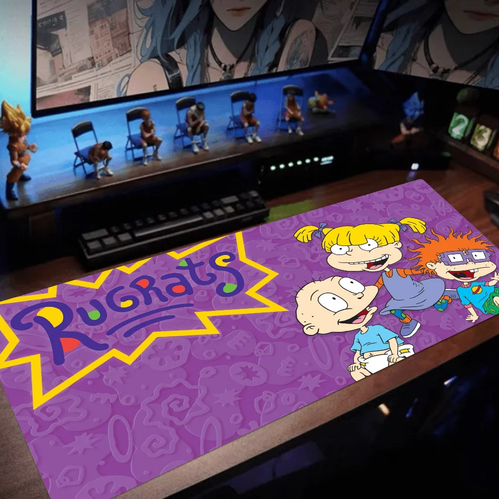 كارتون R-Rugrats الوافدين الجدد ألعاب سرعة الفئران التجزئة لوحة ماوس مطاطية صغيرة الحجم للعبة CSGO الكبيرة كمبيوتر مكتبي كمبيوتر محمول #3