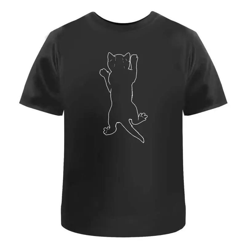 

Хлопковая футболка с котенком для скалолазания Ta036264