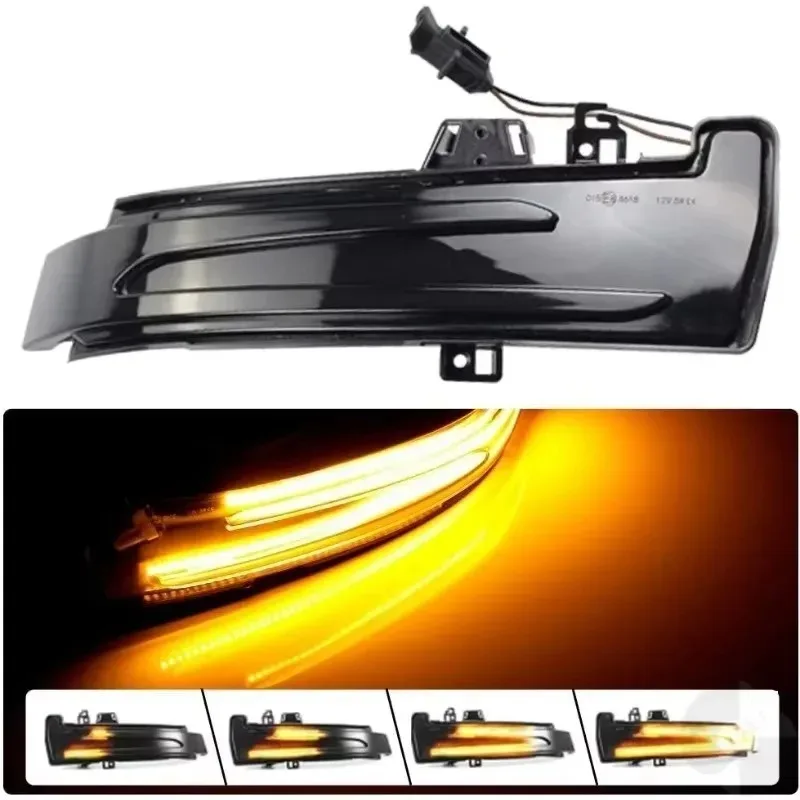 

Tiy 2pcs Side Mirror Indicator Dynamic LED Light Turn Signal Light,For Mercedes Benz W176 W246 W212 W204 S-CLASS CL-CLASS CLA Cl