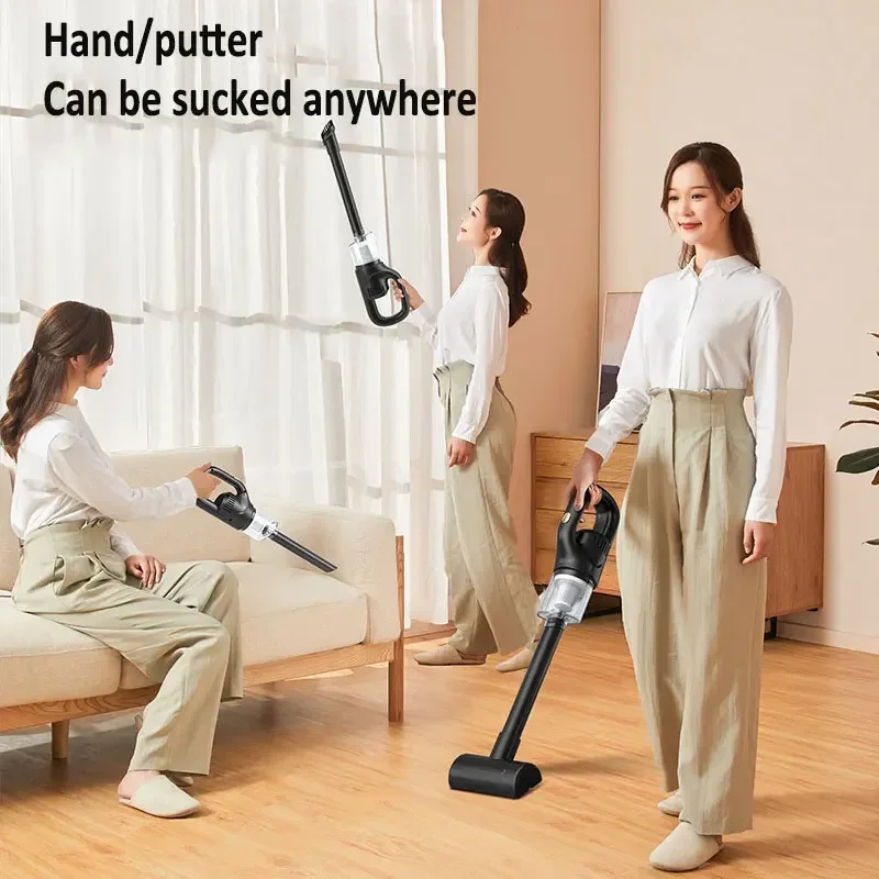 Car Vacuum Cleaner 2 in 1 60000PA Wireless Cleaner Handheld Chargeable Compressed Air Duster Vacuum Cleaner For Home Office