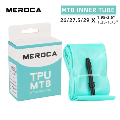 메로카 산악 자전거 TPU 이너 튜브 26인치 27.5/29인치 45L 초경량 MTB 자전거 이너 튜브