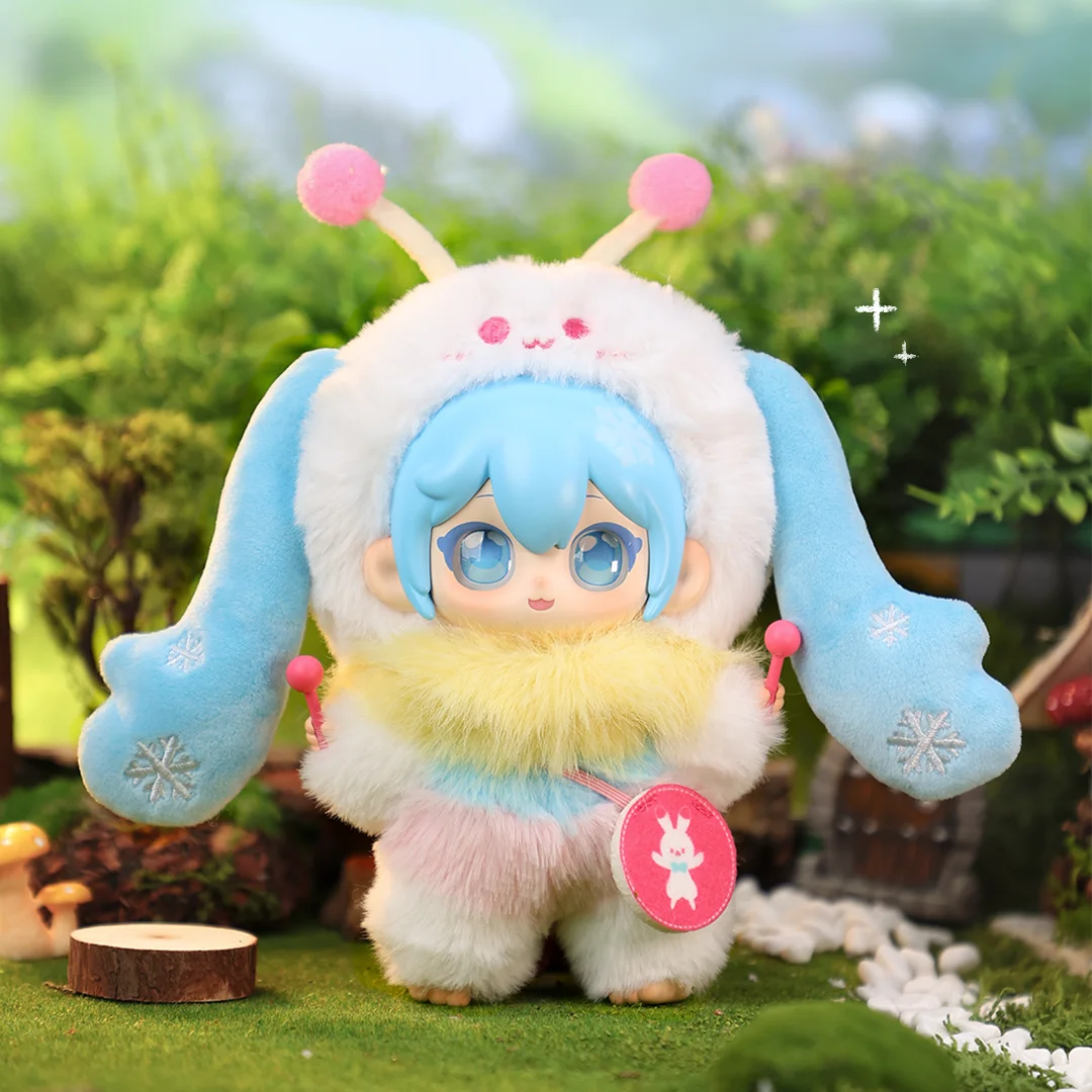 Authentieke Miku knuffel sleutelhanger trendy blinde doos collectible vinyl pop zacht knuffelig verrassing concert bos thema cadeau