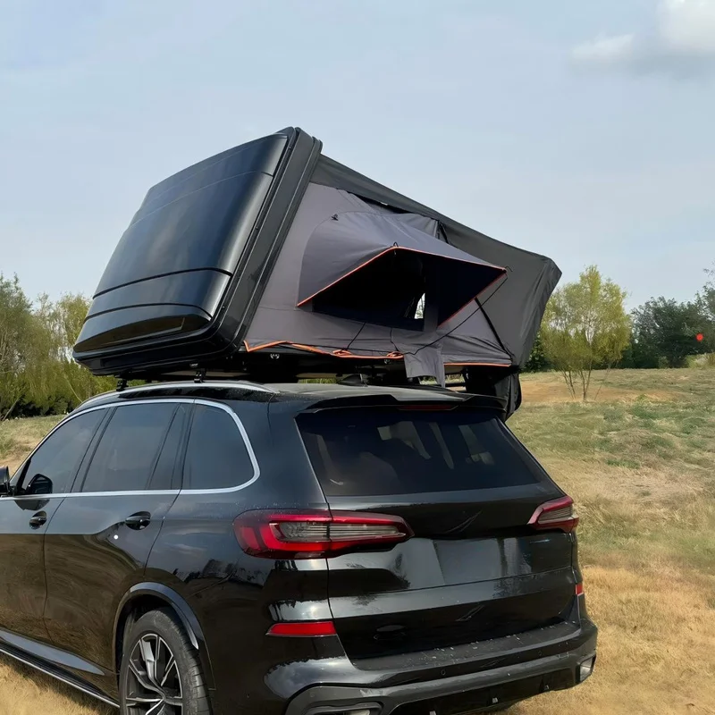 High Quality UV Resistant Waterproof 2-3 Person Double Layer Aluminum Clamshell Hard Shell Rooftop Tent For 4x4 Car