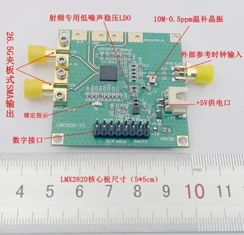 2024 Version LMX2820 5.65-11.3GHz High-power Output Board Low Phase Noise Source Evaluation Board Development Board