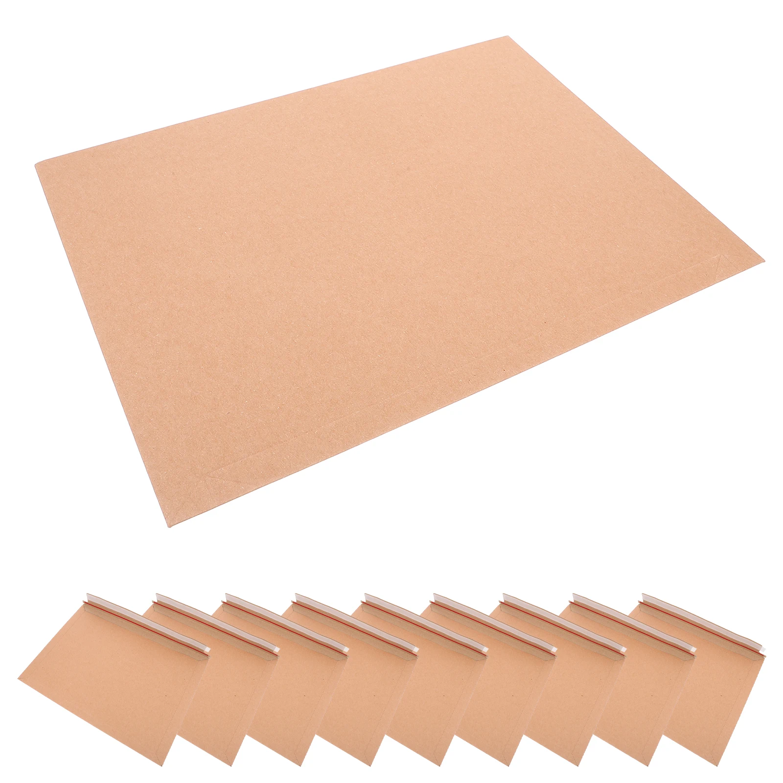 

30 Pcs A4 Gray White File Holders Self Seal Paper Envelopes for Mailing Shipping Document Storage Greeting Cards Invitations